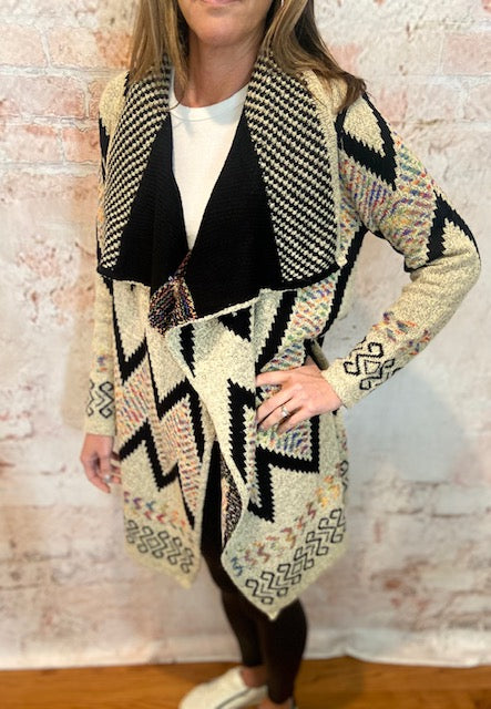 Aztec Cardigan Sweater