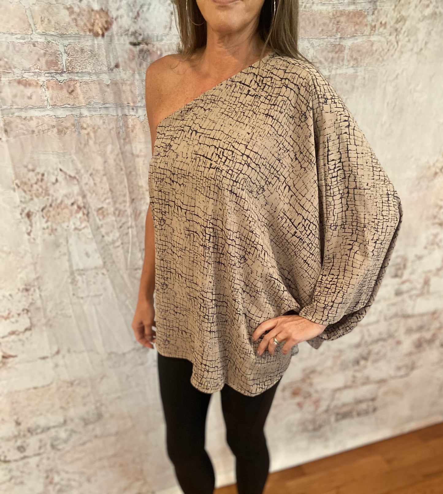Desert Breath One Sleeve Top