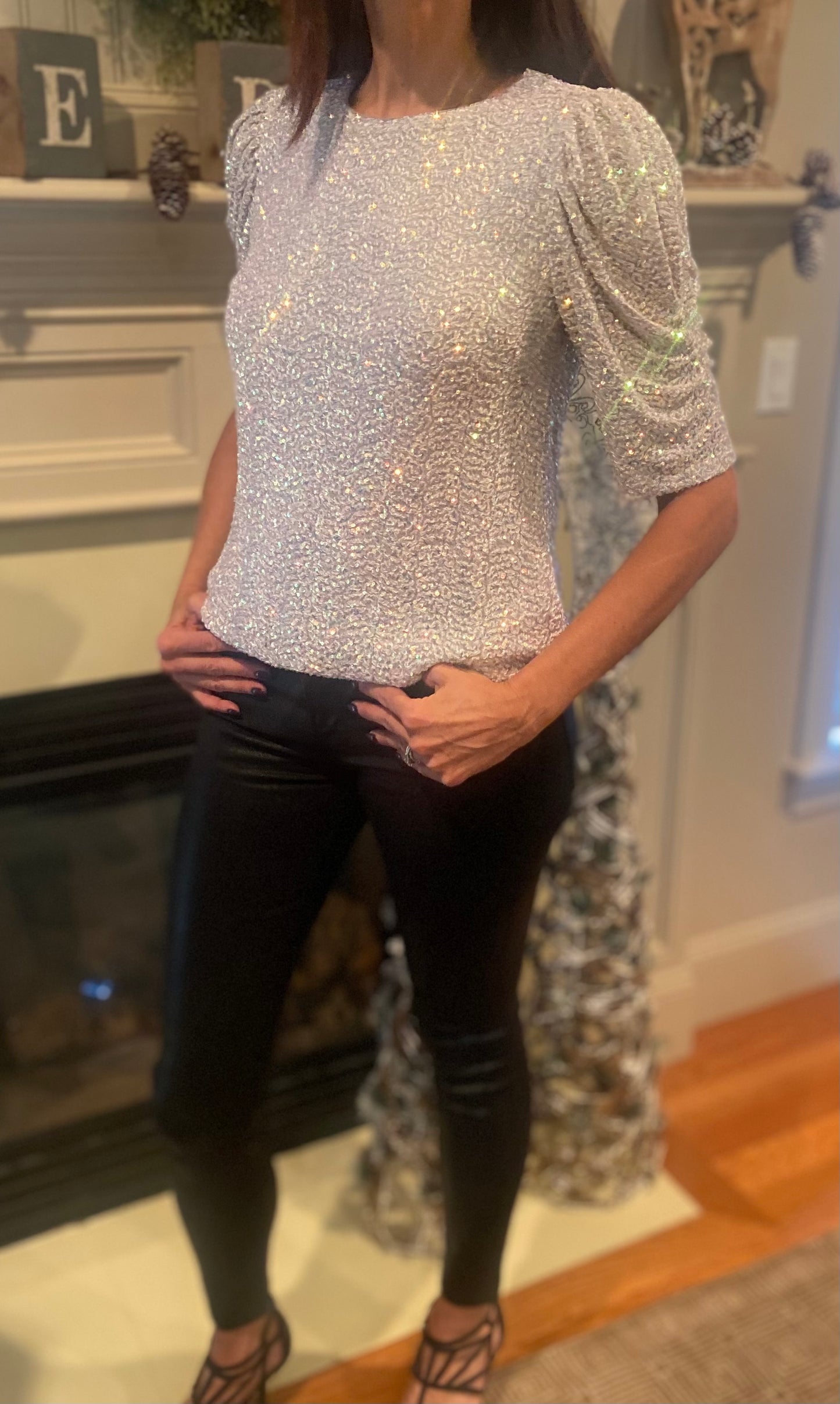 Sequin top