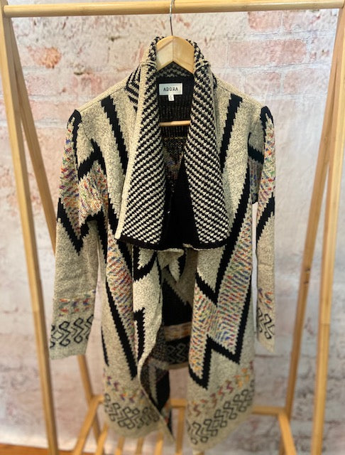 Aztec Cardigan Sweater